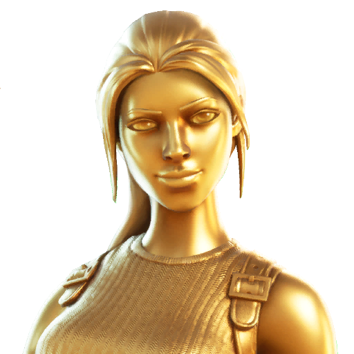 Fortnite Lara Croft (Gold Anniversary) Outfit Skin