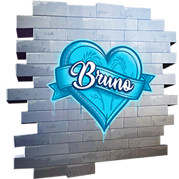 Fortnitespray Bruno's Blue Heart
