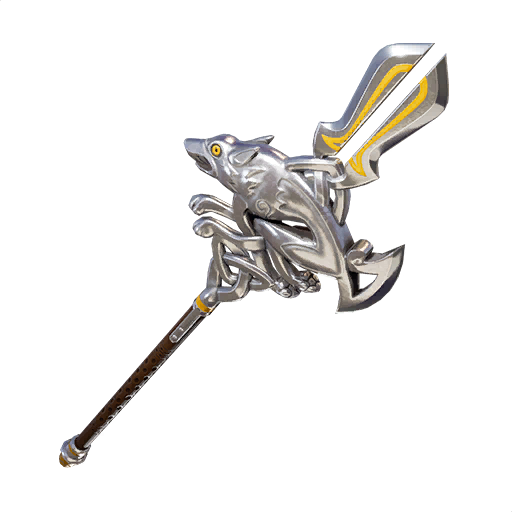 Fortnite Silver Fang Pickaxe Transparent Image