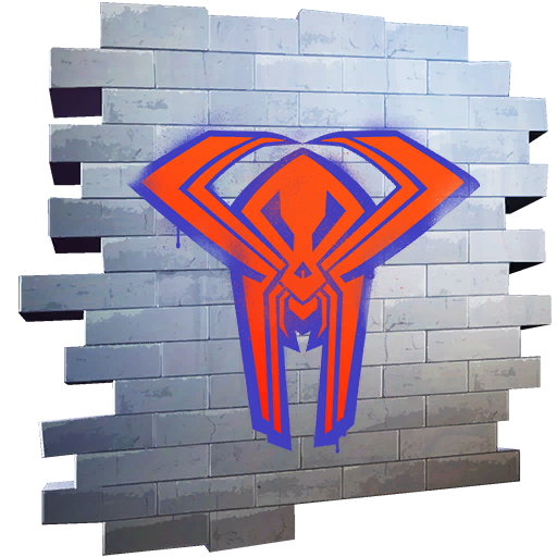 フォートナイトスプレーのスパイダーマン2099ロゴ