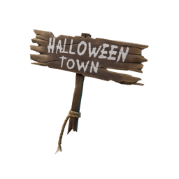 Fortnitebackpack Town Signpost