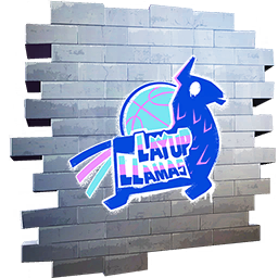 フォートナイトスプレーのLayup Llamasのロゴ