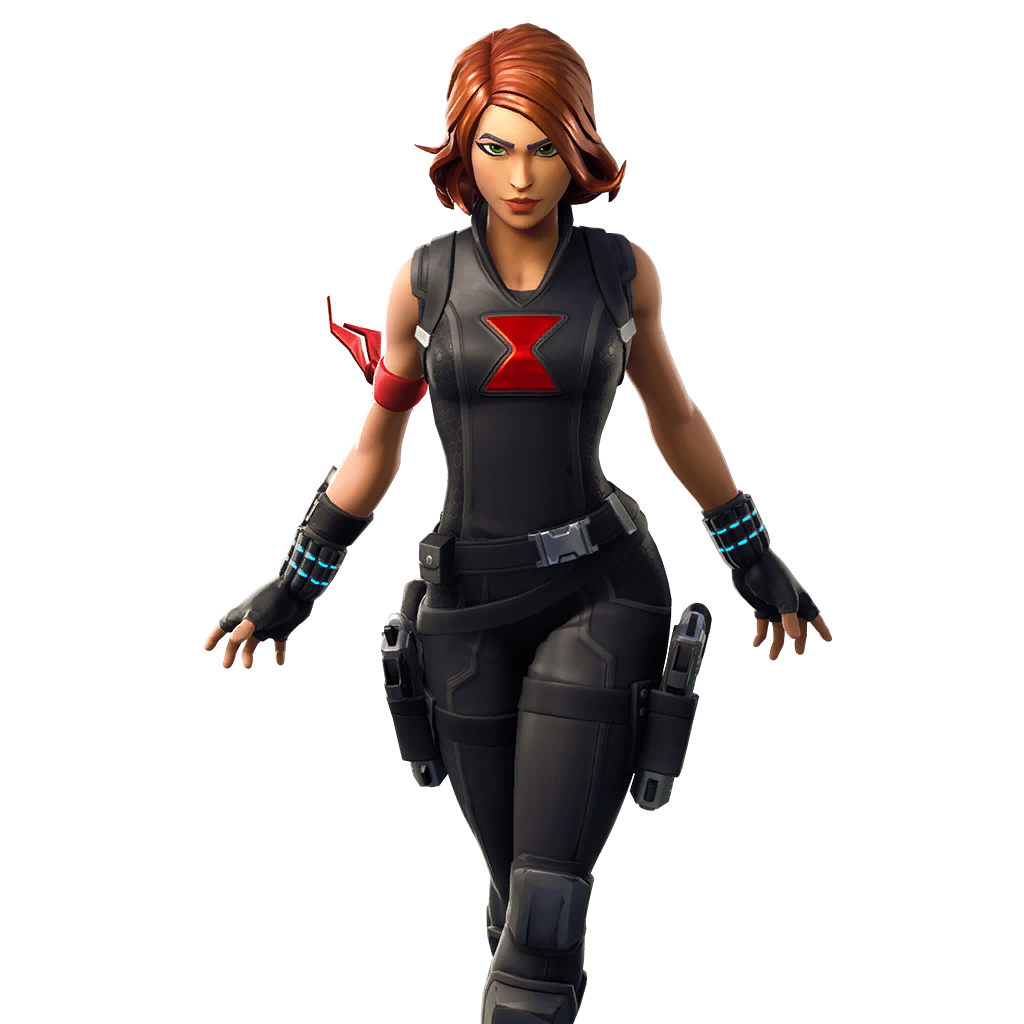 Fortnite Black Widow Outfit Outfit Transparent Image