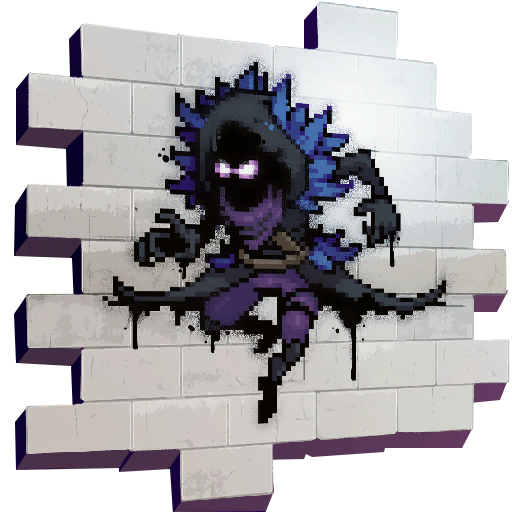 Fortnite Pixel Raven spray