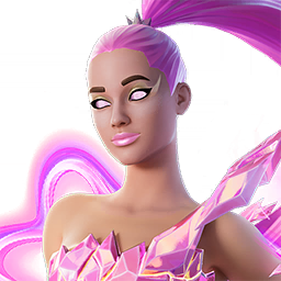 フォートナイトスキンのバラ色の裂け目の女神 Ariana