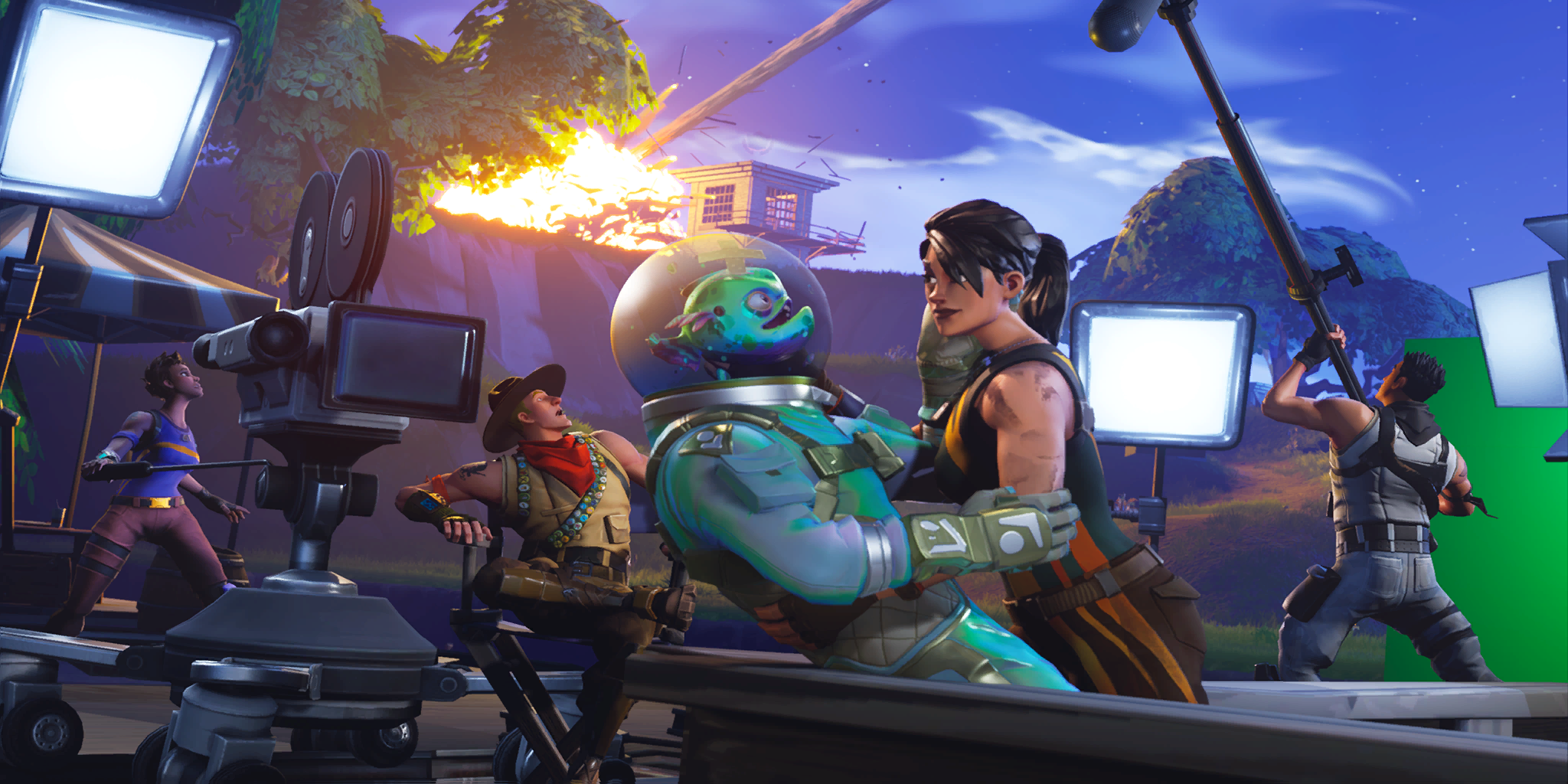 Fortnite Quiet On The Set! Loading Screen Skin