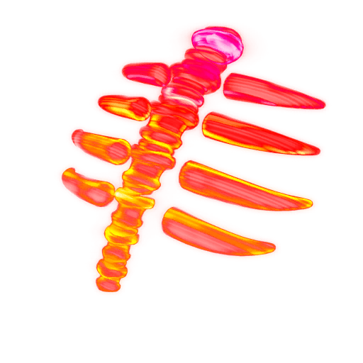Fortnite Spectral Spine (Orange) Backpack Skin