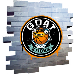 Fortnitespray GOAT Sticks Logo