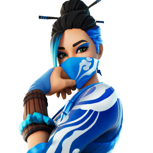 Fortnite Red Jade (Blue) Outfit Skin
