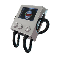 Fortnitebackpack Silver Battery