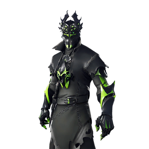 Fortnite Rogue Spider Knight (Black and Green) Outfit Skin