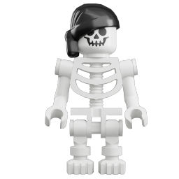 Jungle Skeleton Pirate Musketeer