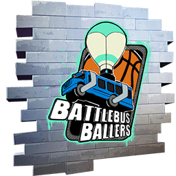 フォートナイトスプレーのBattle Bus Ballersのロゴ