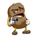 Fortnite Potato Aim Emoji Transparent Image