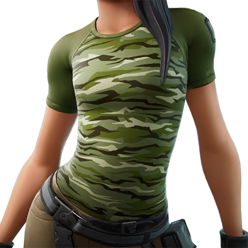 Fortnite Gear Specialist Maya (Jungle Camo) Outfit Skin