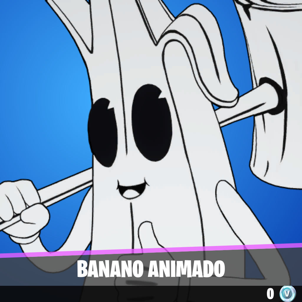 imagen principal del skin Banano animado