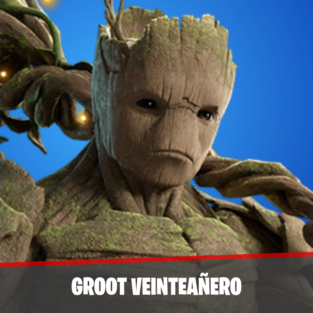 imagen principal del skin Groot veinteañero