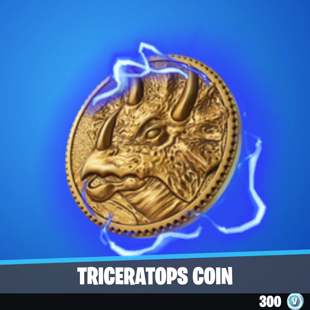 Triceratops Coin