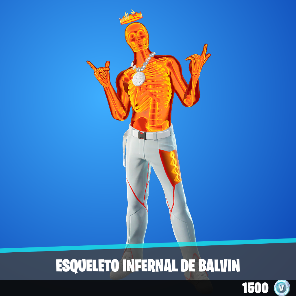 Esqueleto infernal de Balvin
