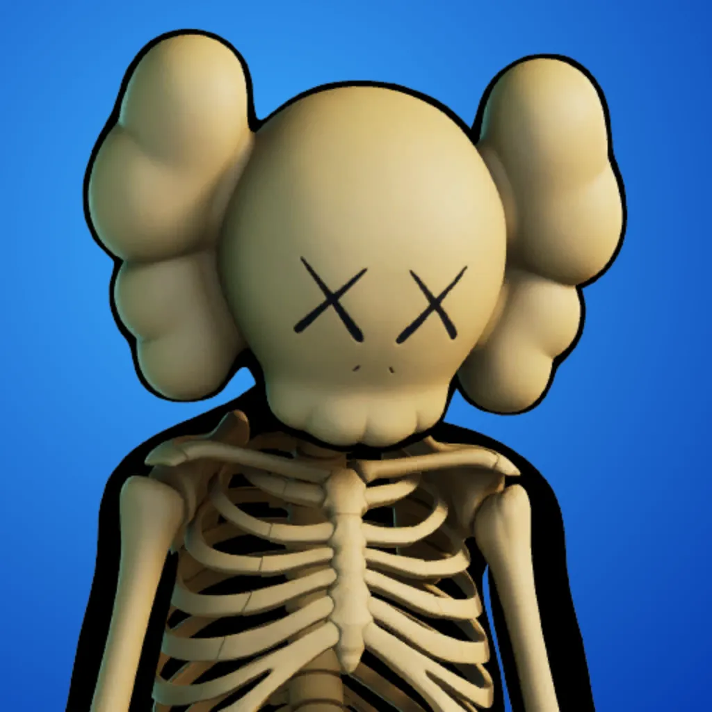 Kaws Companion x Fortnite Skeleton outlet