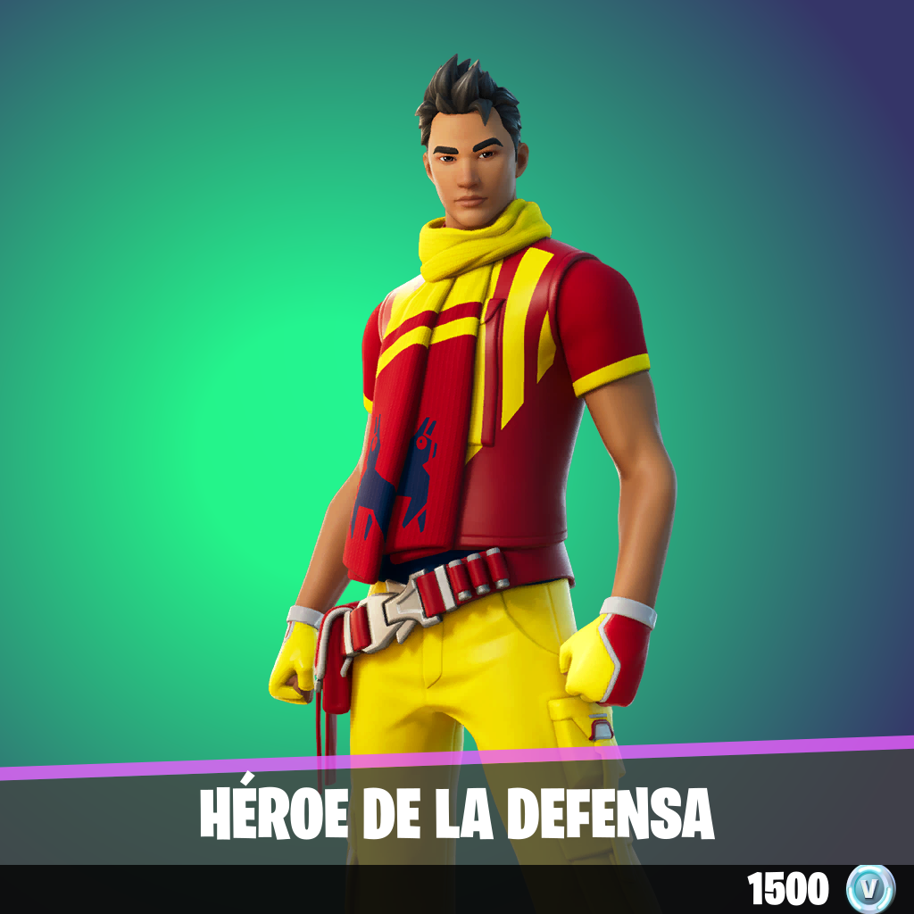 imagen principal del skin Héroe de la defensa