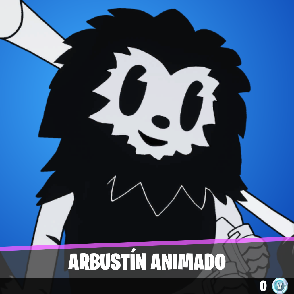 imagen principal del skin Arbustín animado