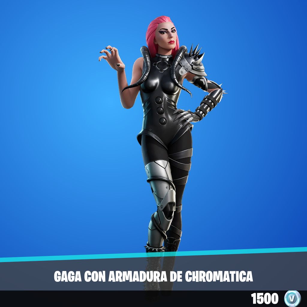 Gaga con armadura de Chromatica