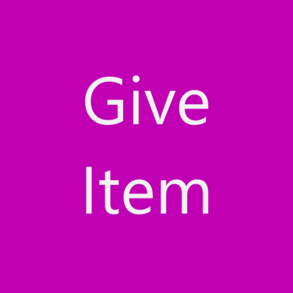 Give Item