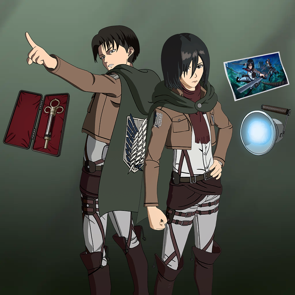 Lote Mikasa y Levi