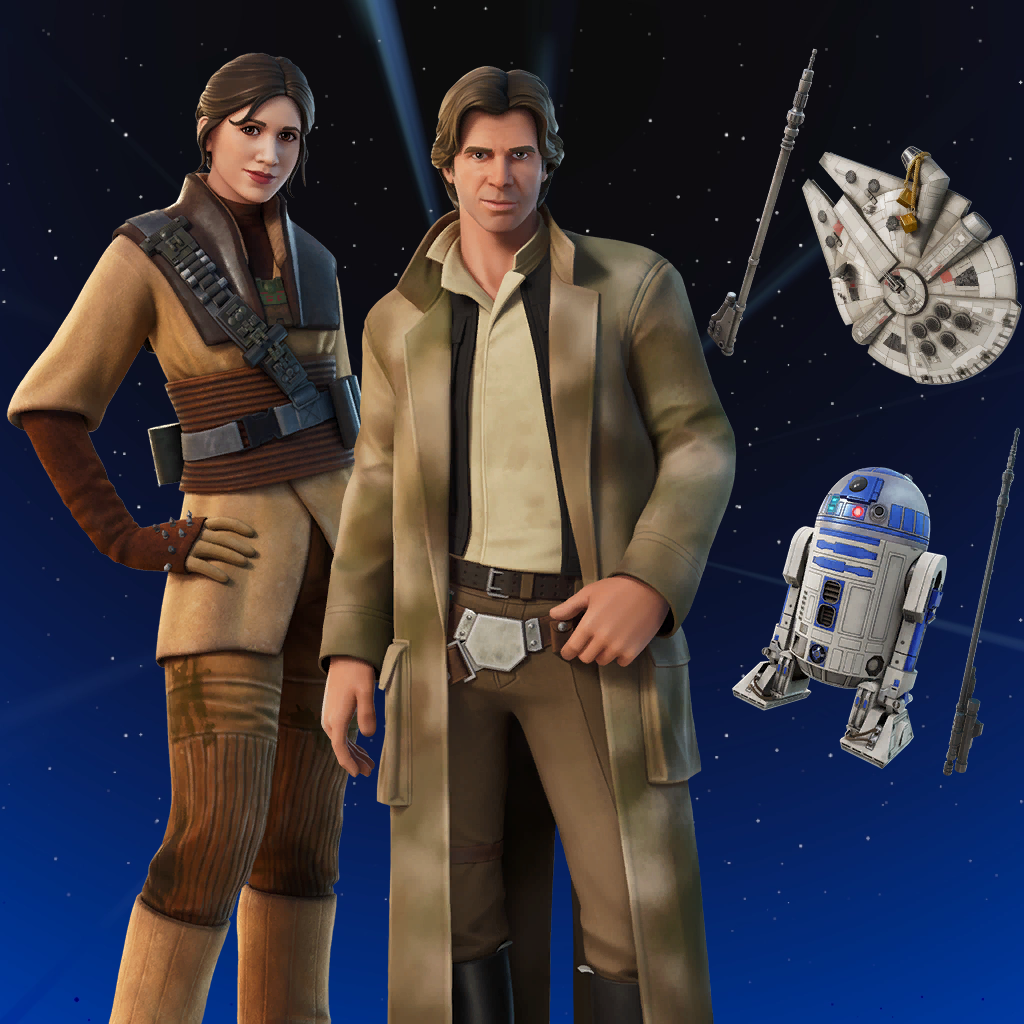 Lote de Han Solo y Leia Organa