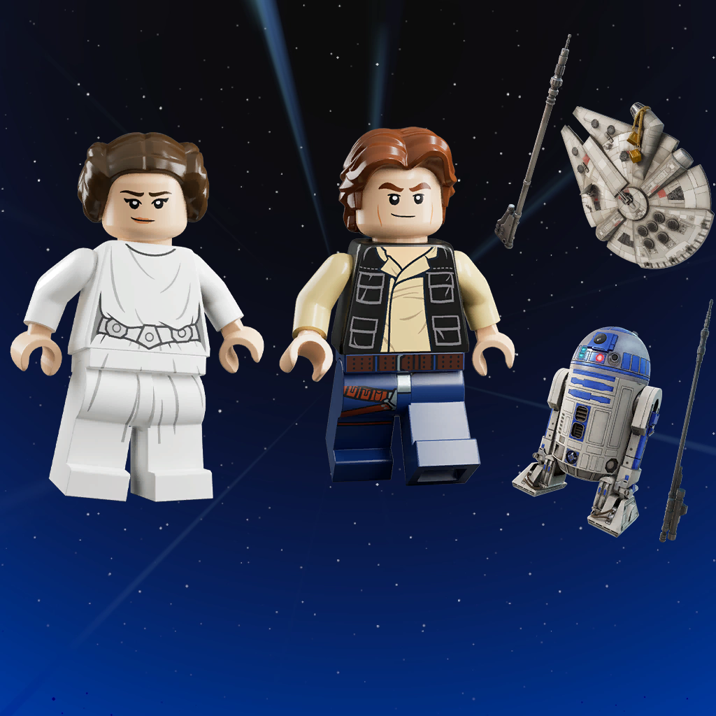 Lote de Han Solo y Leia Organa