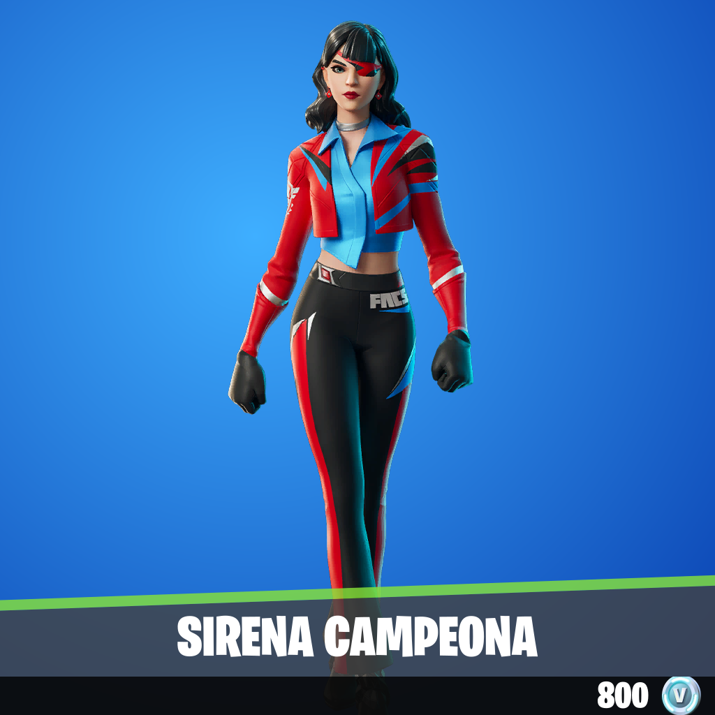 imagen principal del skin Sirena campeona