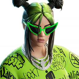 Fortniteoutfit Green Roots Billie