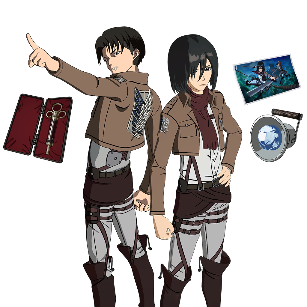 Pacotão Mikasa e Levi