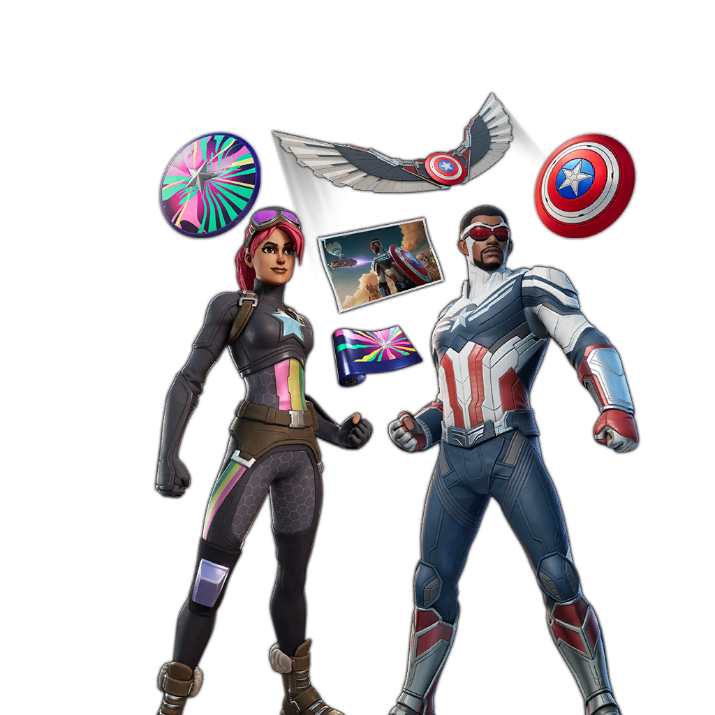 Fortnitebundle Captain America and the BriteStar Bundle