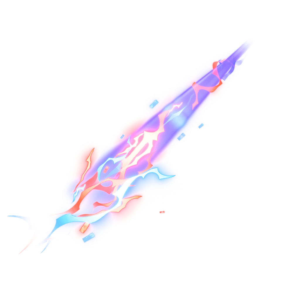 Magisches-Geschoss-Raketenspur