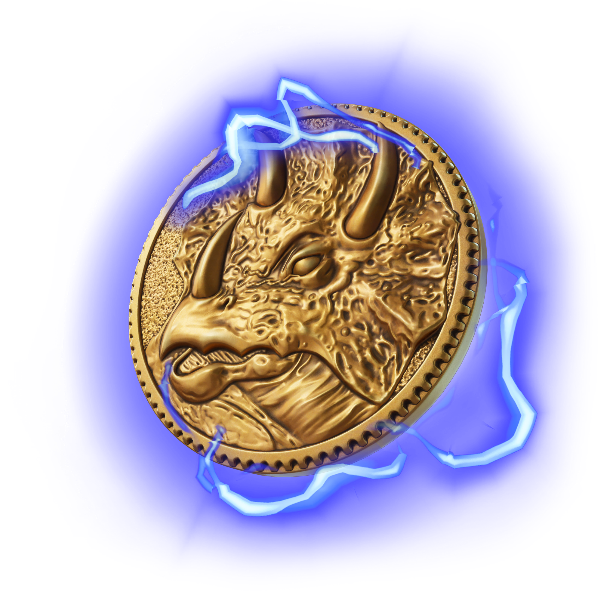 Moneda de triceratops