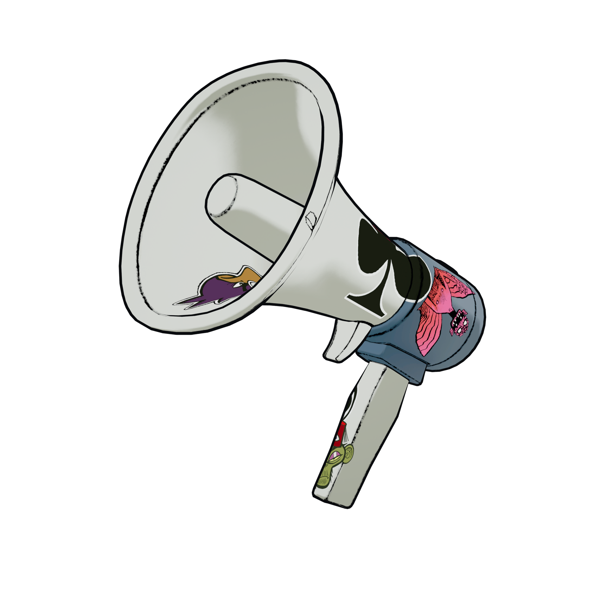 Fortnitebackpack 2D's Megaphone