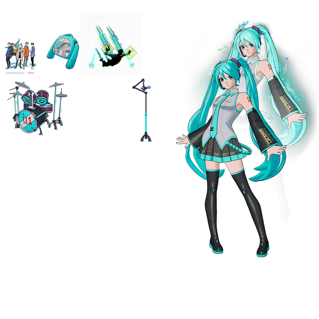 フォートナイトバンドルの初音ミクバンドル