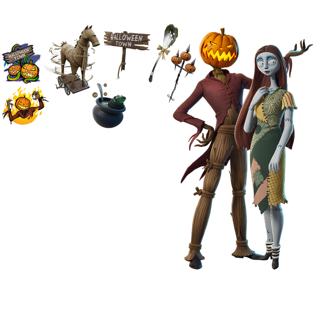 Fortnitebundle Pumpkin King & Sally Bundle