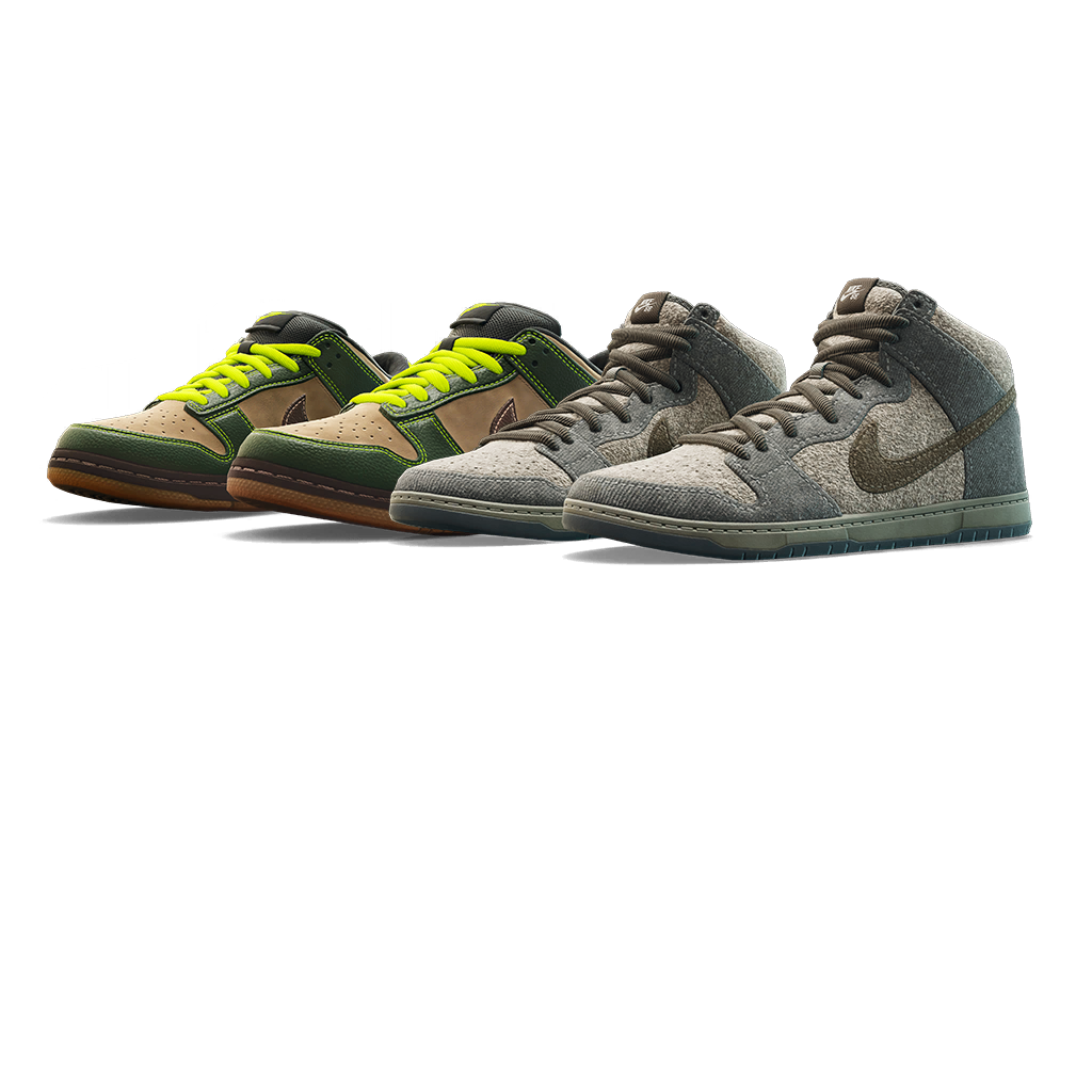 Fortnitebundle Nike SB Dunk Low and Dunk High Bundle