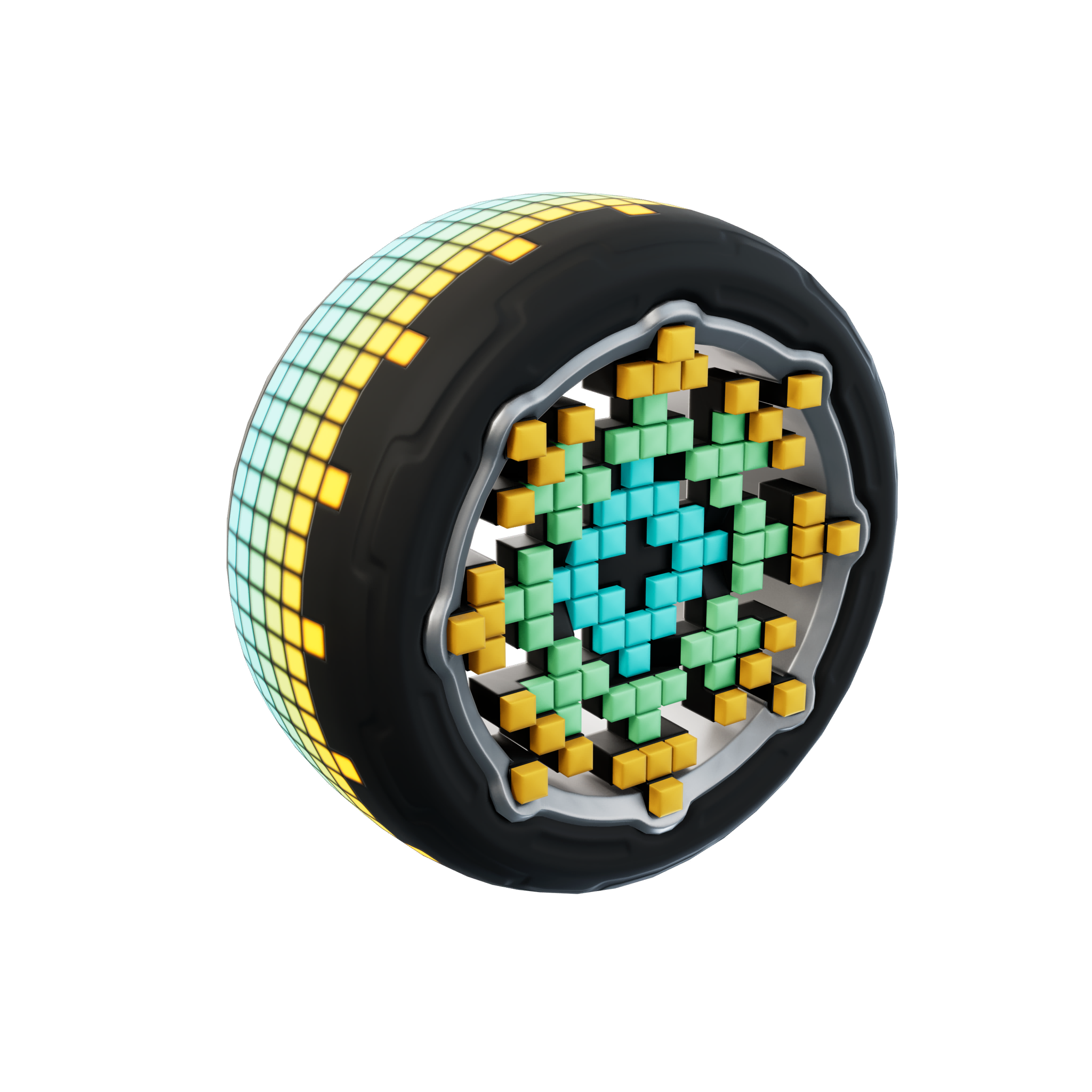 フォートナイトバンドルのホイール「ブロックアウト」