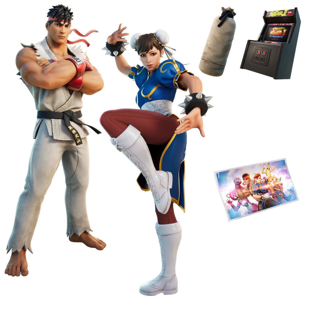 Fortnite Ryu & Chun-Li Bundle Bundle - Packs, Sets and Bundles ⭐ ④nite.site