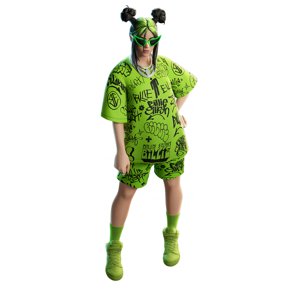 Fortniteoutfit Green Roots Billie