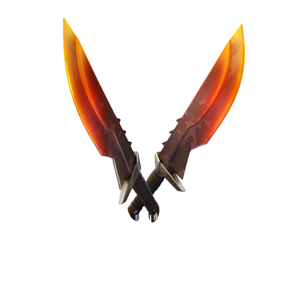 Fortnitepickaxe Burning Blades