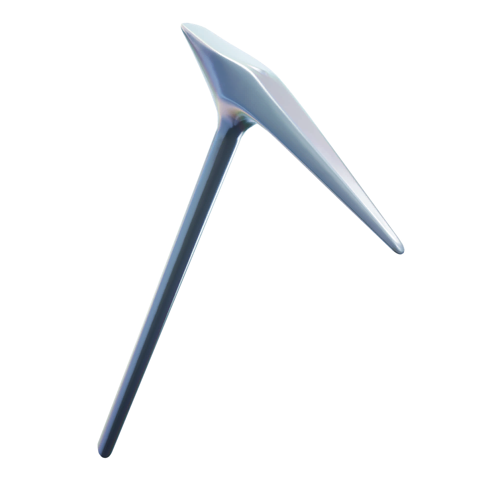 Fortnitepickaxe Silver Surfer Pickaxe