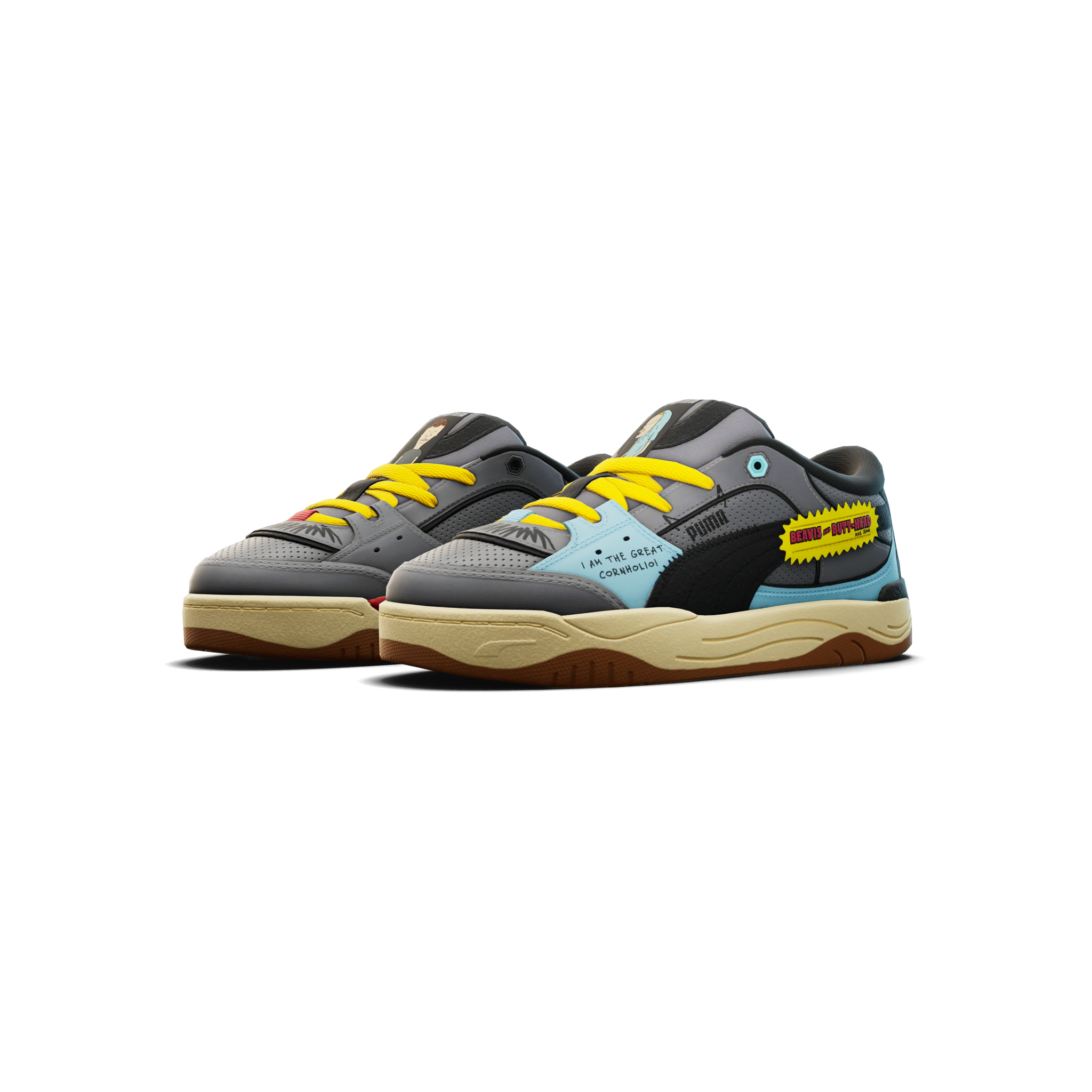 PUMA x BEAVIS AND BUTTHEAD 180 'Cool Dark Gray' 1000 PUMA x BEAVIS AND BUTTHEAD 180 'Cool Dark Gray'