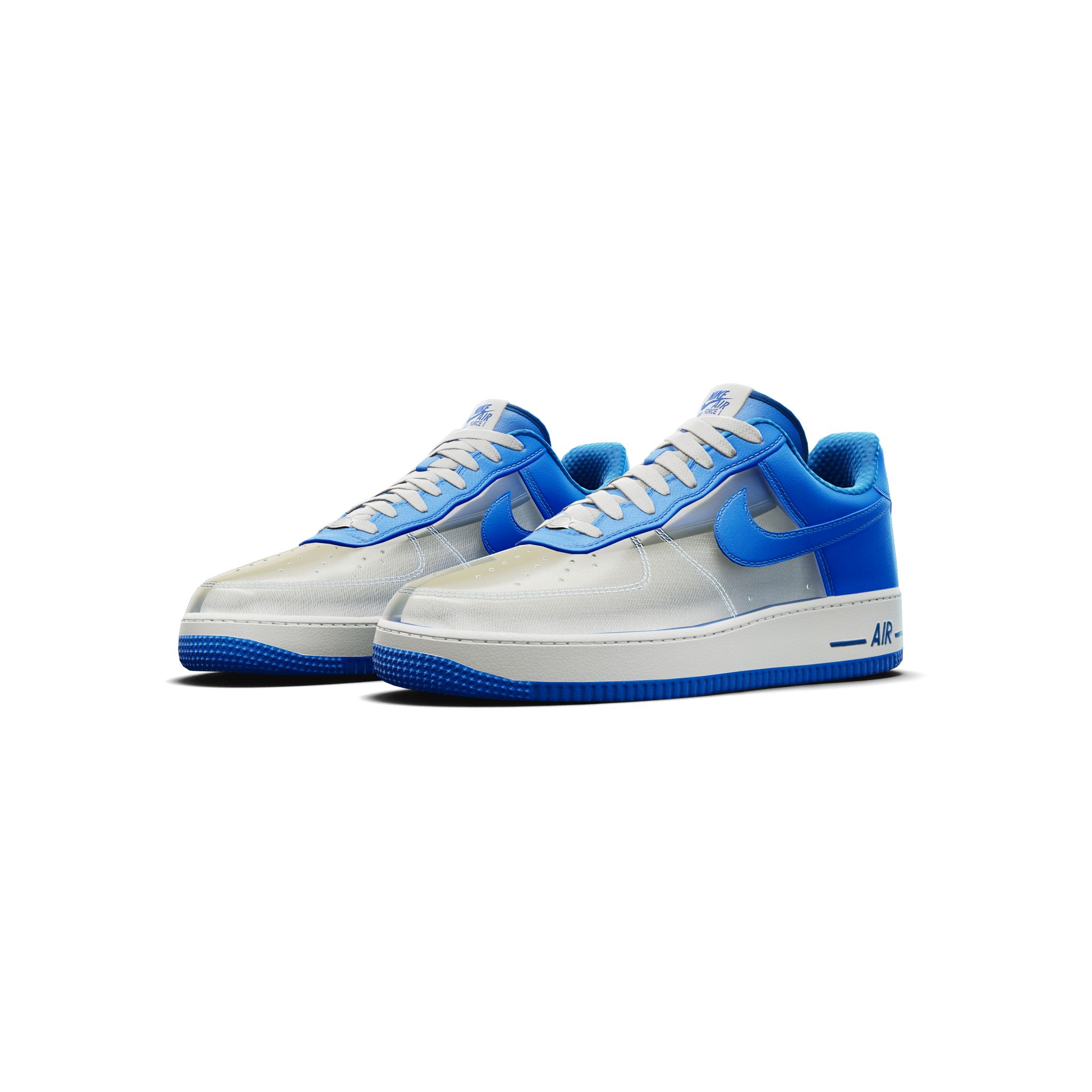 フォートナイトのNike Air Force 1 'Clear/Harbor Blue'