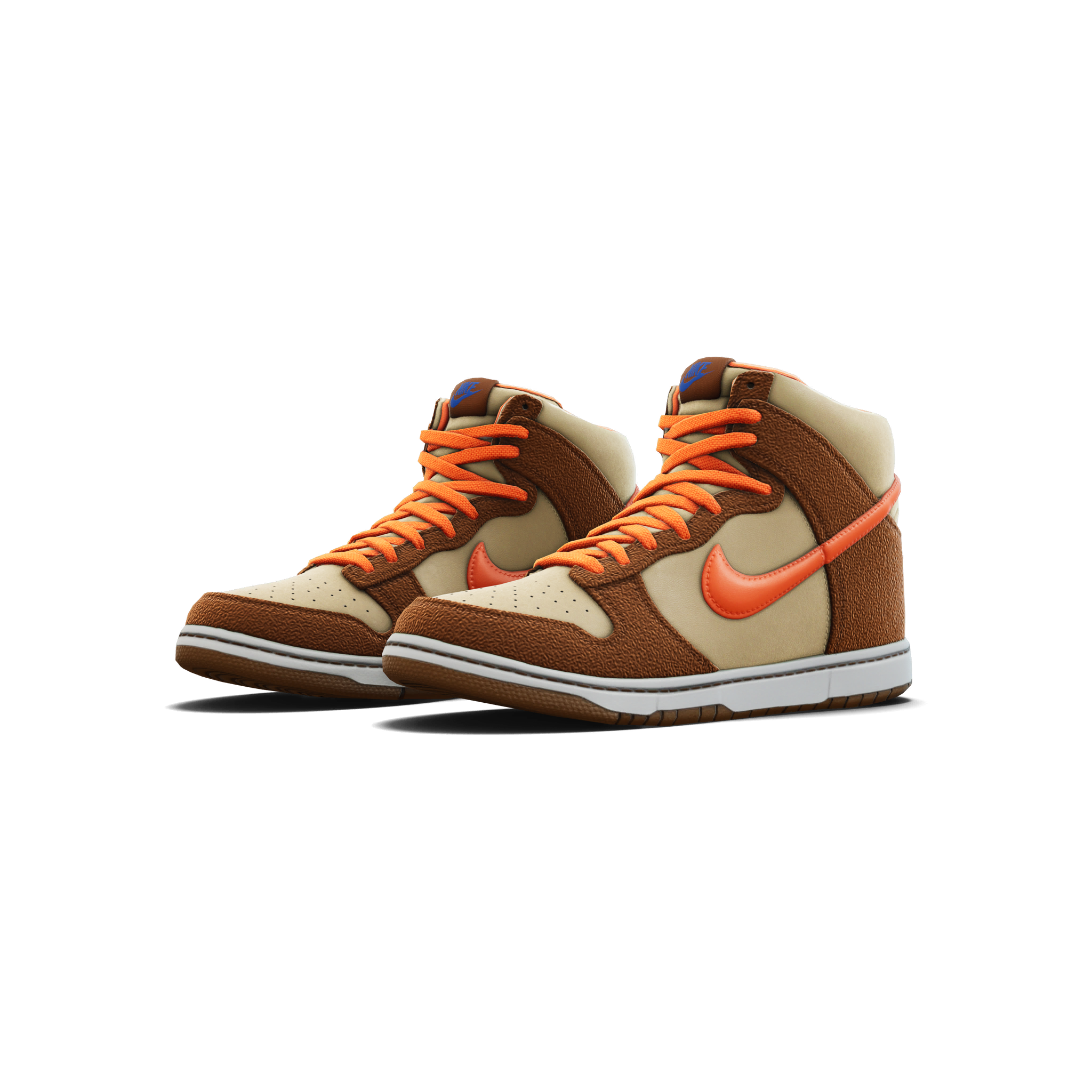 フォートナイトのNike Dunk High 'Beechtree/Orange Blaze'