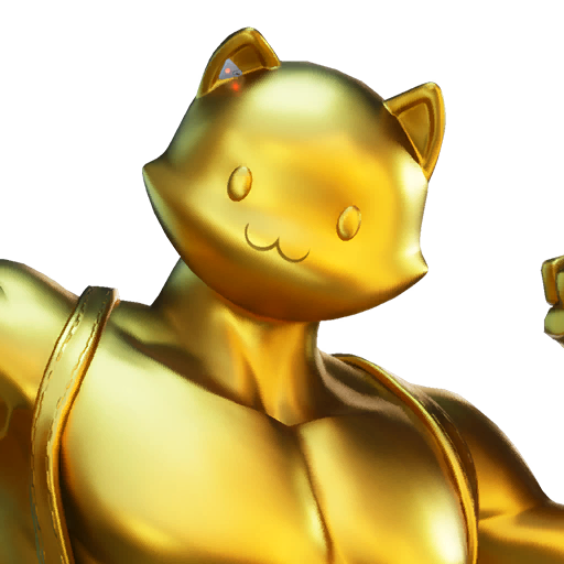 Fortnite Meowscles (Gold) Outfit Skin